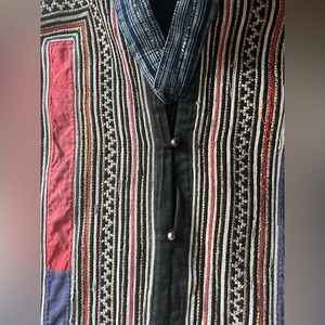Authentic, Handmade and Well-Made Indigo Hmong Tunic